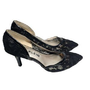 Anne Klein Yanci Lace Pumps D'orsay Stiletto 8.5M